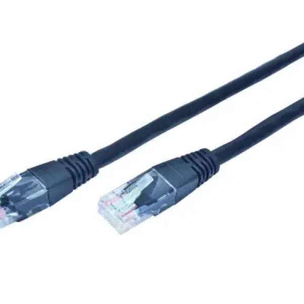 PATCH CORD UTP CABLE CAT5E 1M BLACK