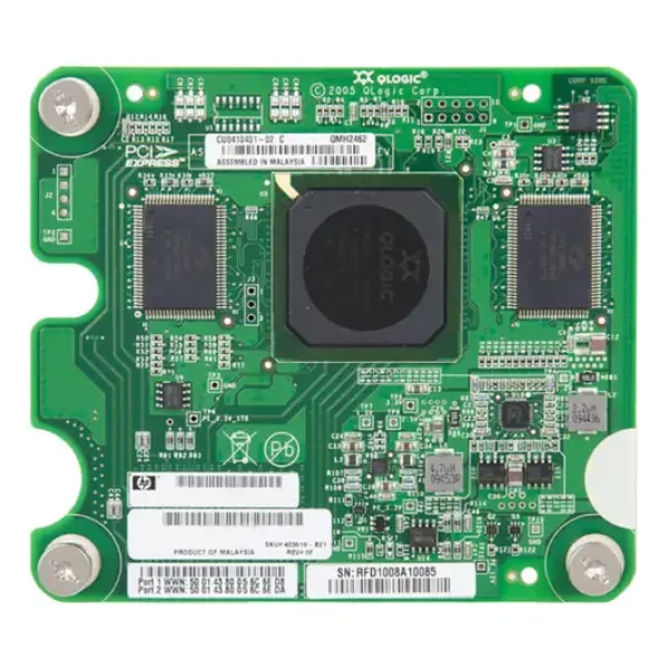 BLADE HBA FC HP QLOGIC QMH2462 4GB MEZZANINE CARD