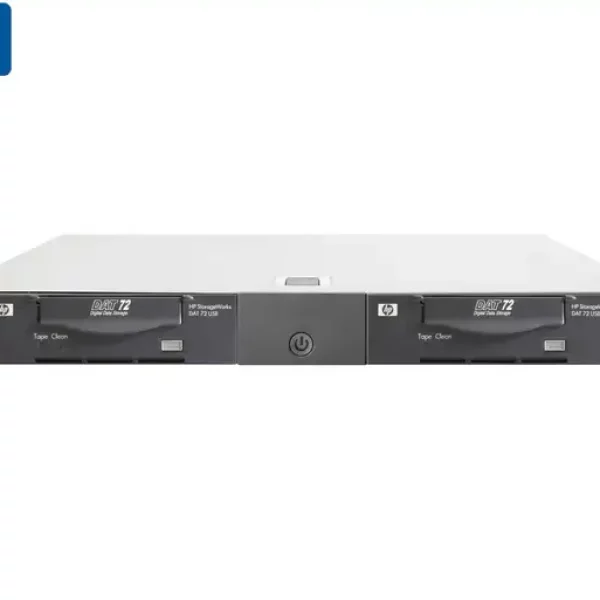 TAPE DRIVE ENC 1U HP STORAGEWORKS WITH 2x DAT 72GB USB