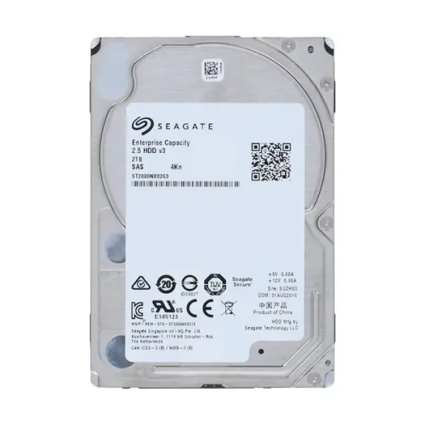 HDD SAS 2TB SEAGATE 12G 7.2K 2.5" 4Kn