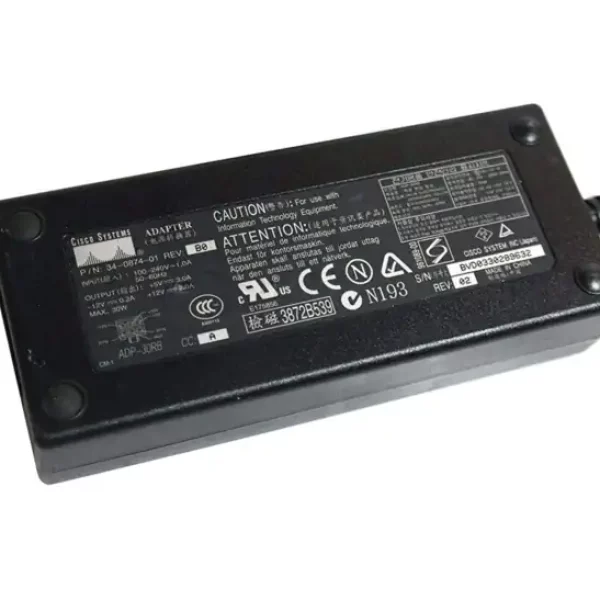 AC ADAPTER CISCO 1700 1720 1721 5V/3A 12V/2A 30W