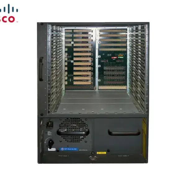 CISCO 7600 SERIES 13-SLOT CHASSIS WITH FAN MODULE & 2PSU DC