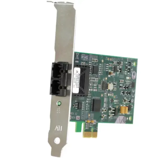 NIC 100MB ALLIED TELESIS OPTICAL SC DUAL PORT PCI-E LP