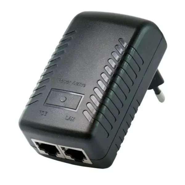 POE INJECTOR 24V 24W PLUG TYPE NEW
