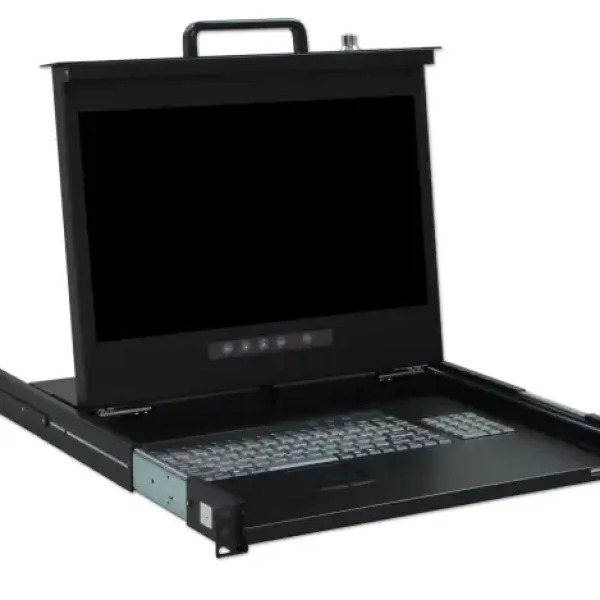 RACK MONITOR MINICOM 17" GA MON K/B WITH RAILS with PSU 3.251.025