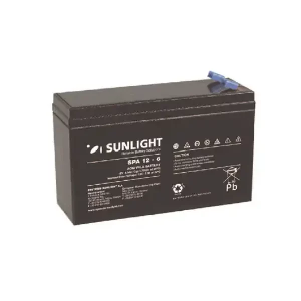 BATTERY VRLA RECHARGABLE 12V-6AH FOR UPS NEW