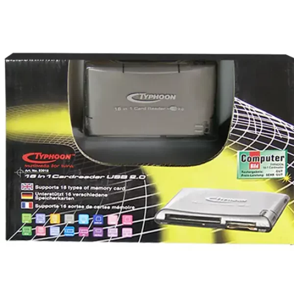 CARD READER USB 2.0 TYPHOON 83018 NEW