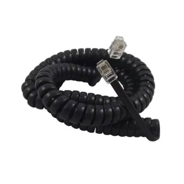 CABLE TELEPHONE SPIRAL FOR HANDSET CISCO BLACK BULK