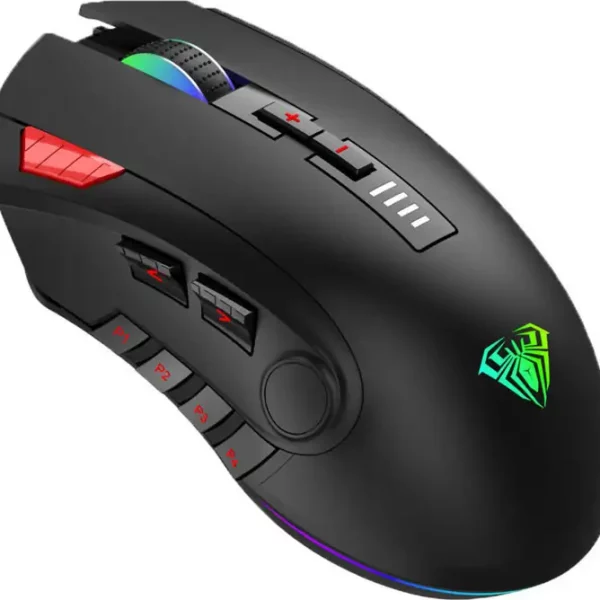 MOUSE AULA H512 RGB WIRED USB BLACK NEW