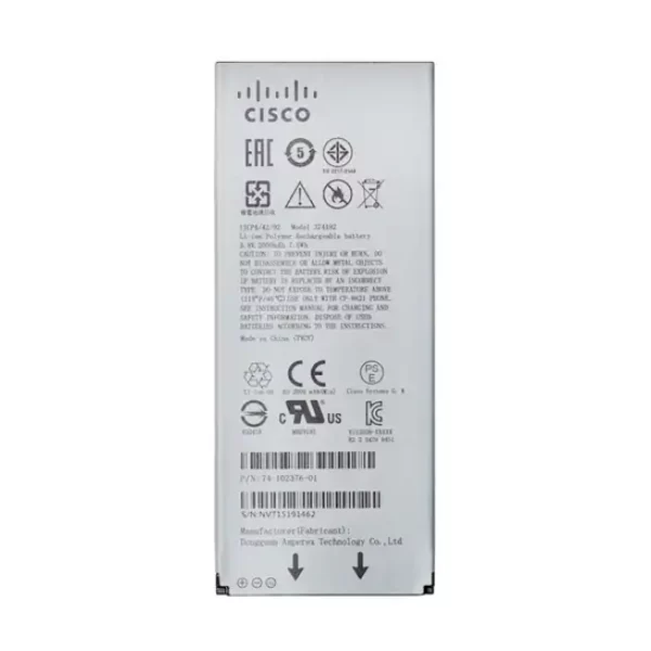 BATTERY CISCO WIRELESS IP PHONE 8821 COMPATIBLE NEW