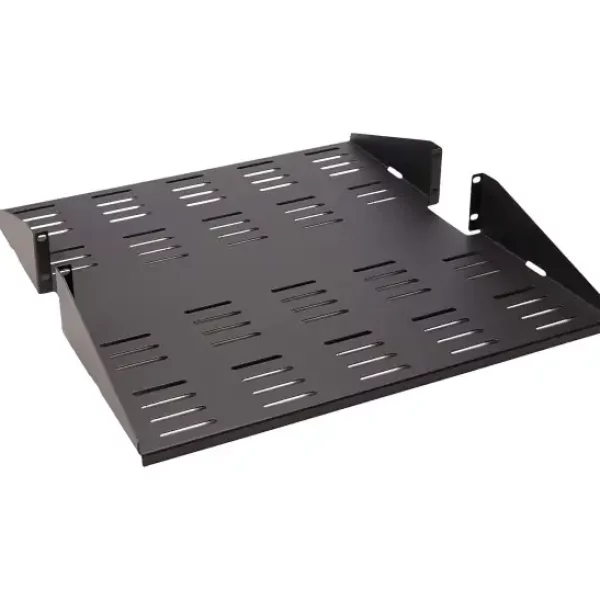 RACK MOUNT SHELF RACKSOLUTIONS 2U 19'' BLACK NEW
