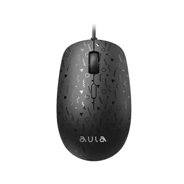 MOUSE AULA AM106 WIRED BLACK NEW
