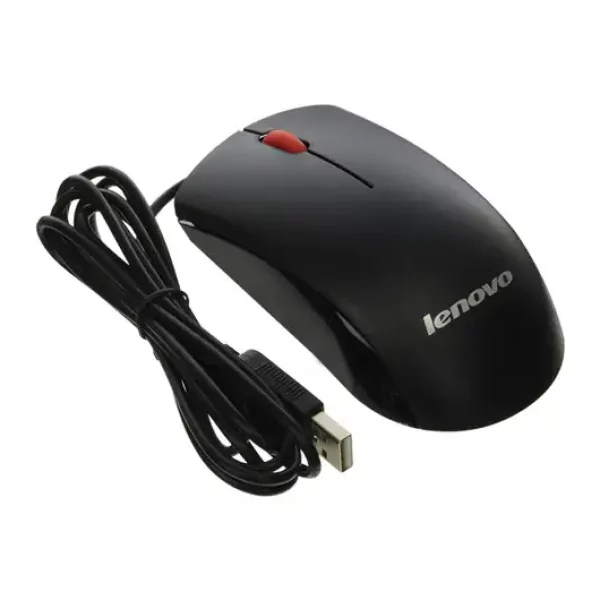 MOUSE LENOVO OPTICAL USB BLACK