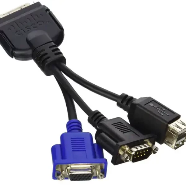 CABLE JACK CISCO C210 SERVER KVM VGA DP9 RP232 USB