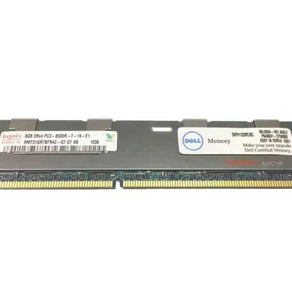 8GB SAMSUNG PC3-8500R DDR3-1066 2Rx4 CL7 ECC RDIMM 1.5V