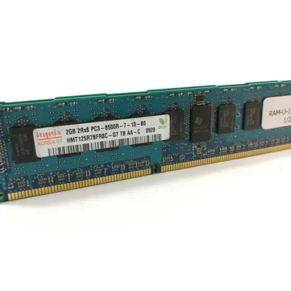 2GB HYNIX PC3-8500R DDR3-1066 2Rx8 ECC RDIMM 1.5V