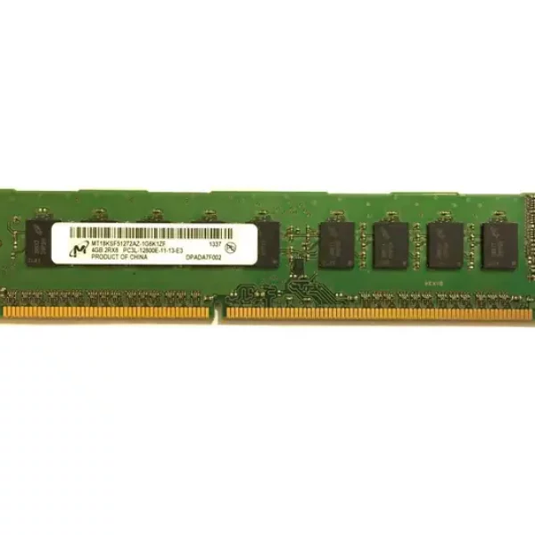 8GB MICRON PC3L-12800R DDR3-1600 2Rx8 ECC 1.35V