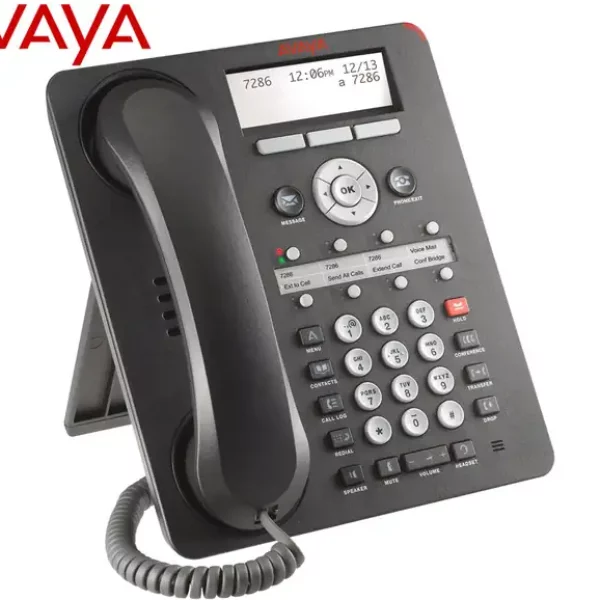 IP PHONE AVAYA 1608 GRADE A-/WITH HANDSET/WITH BASE/ONLY POE