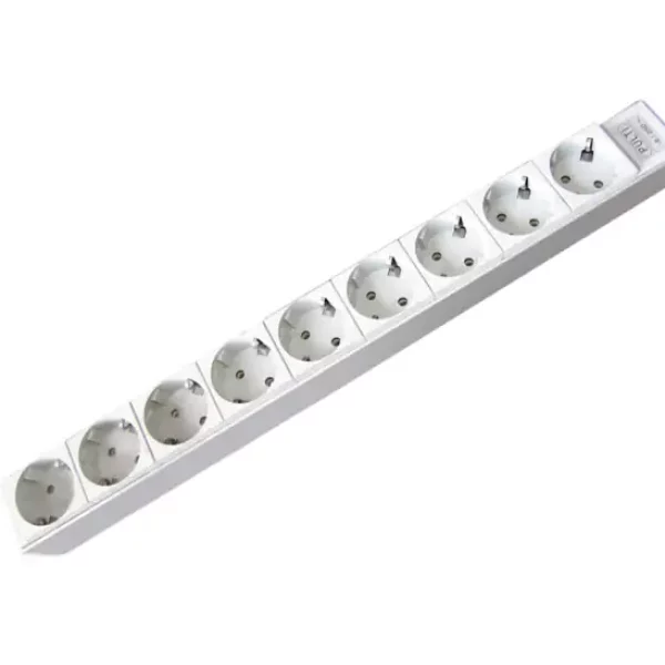 POWERSTRIP PULTI 9P 1U WHITE 3PHASE