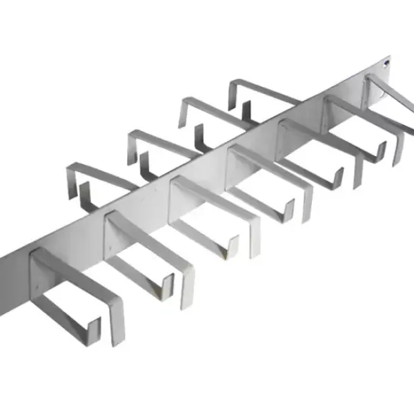 CABLE MANAGER NONAME 1U 7F/4B HOOK WHITE METAL