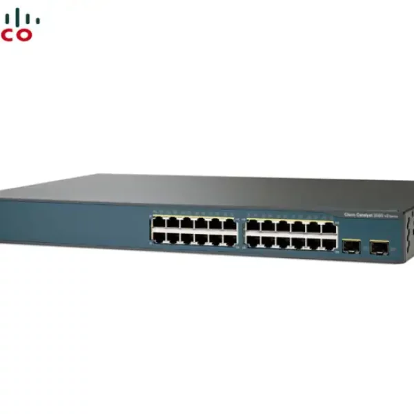 SWITCH ETH 24P 100MB 2x1GBE SFP CISCO CATALYST 3560 v2 POE