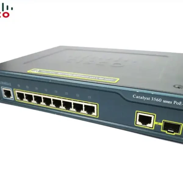 SWITCH ETH 8P 100MB CISCO 3560 1X1GB RJ45 OR SFP POE