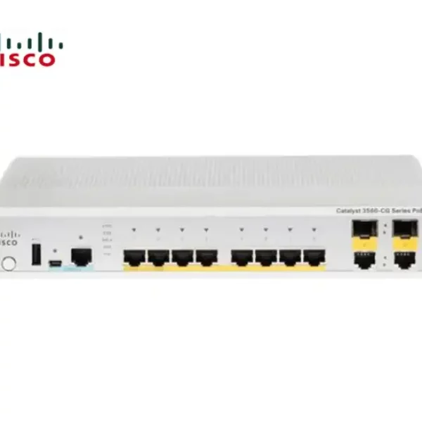 SWITCH ETH 8P 1GB & 2x1GB RJ45/SFP CISCO 3560CG PoE+ , MANAGED NEW